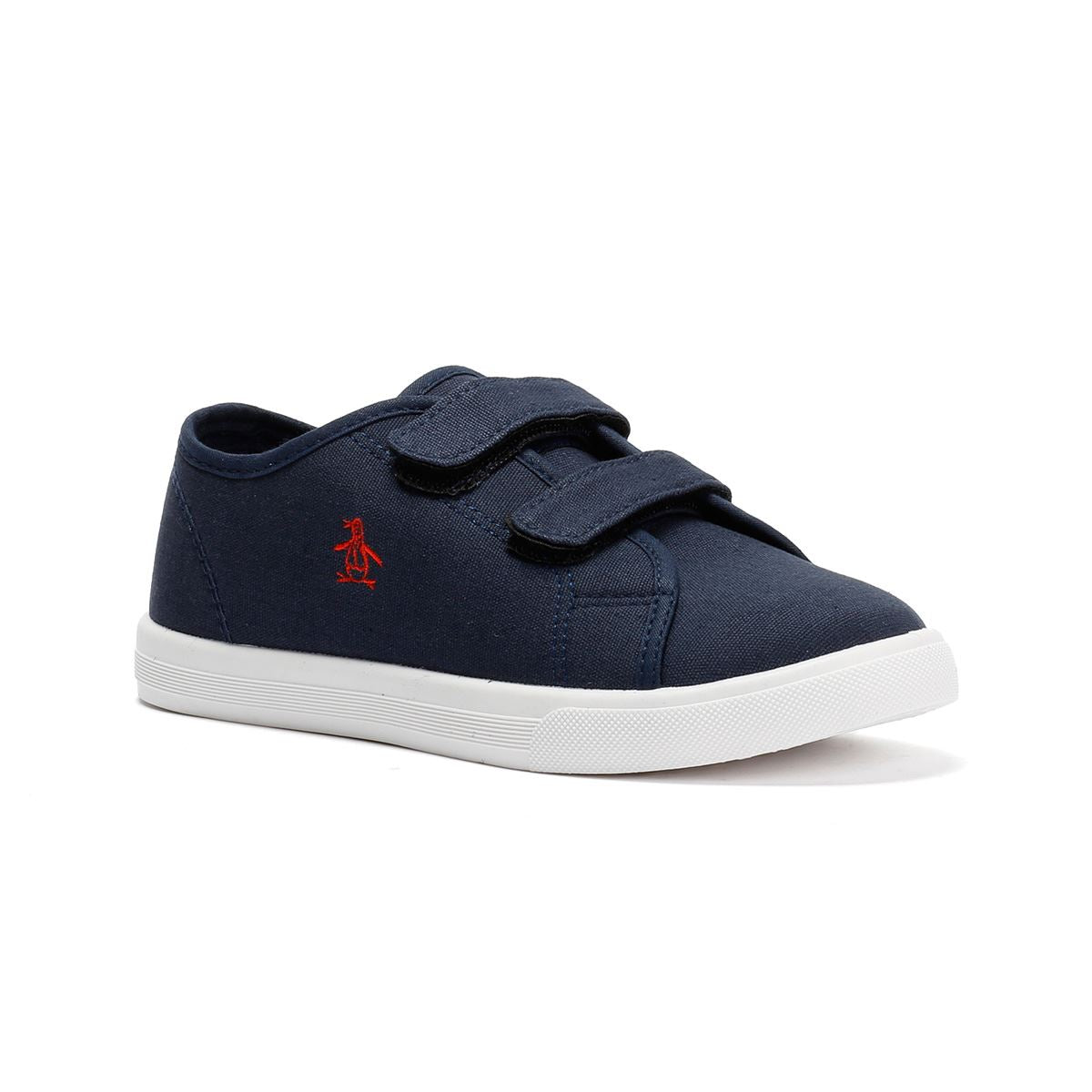 Penguin Junior Sparton Hook and loop Baskets Bleues En Textile