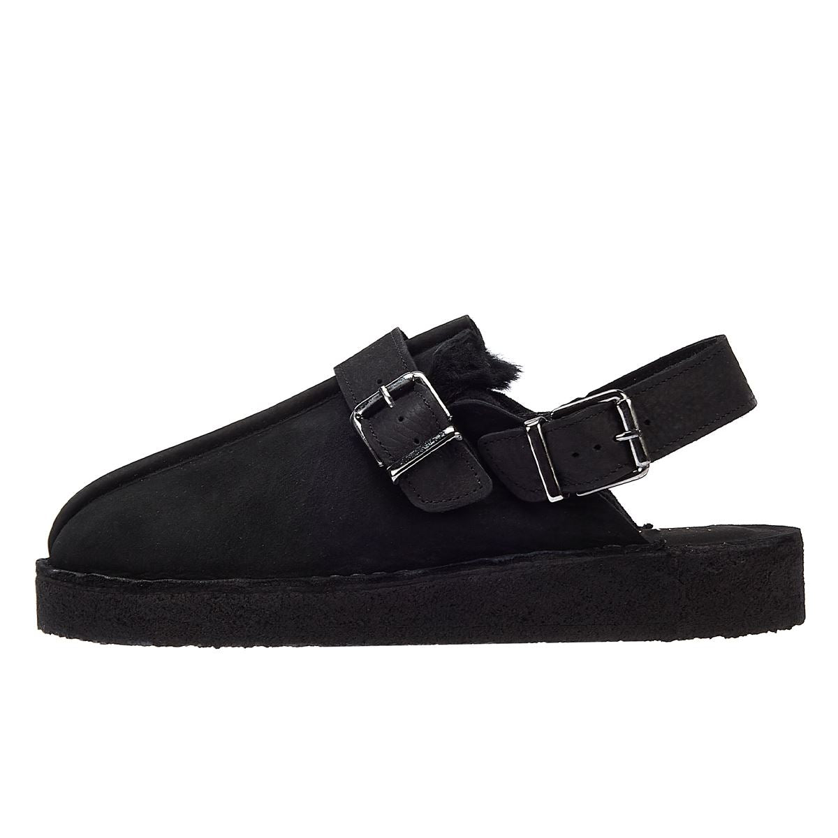 Clarks Originals Trek Mule Sling Doublé Chaussures Confort Femme Noir