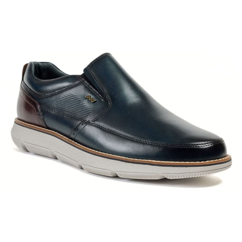 Pod Fowler Chaussures Bateau En Cuir Pour Homme Couleur Marine