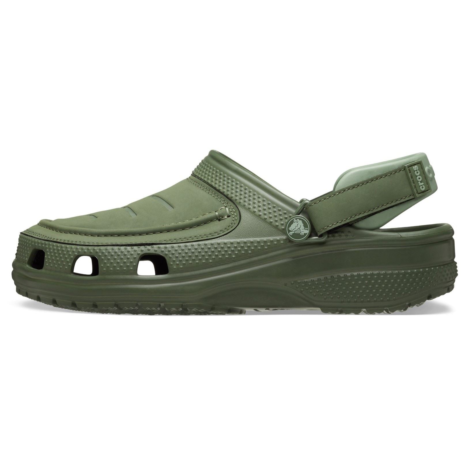 Crocs Yukon Vista II Sabots Pour Hommes En Polyuréthane Vert Armée