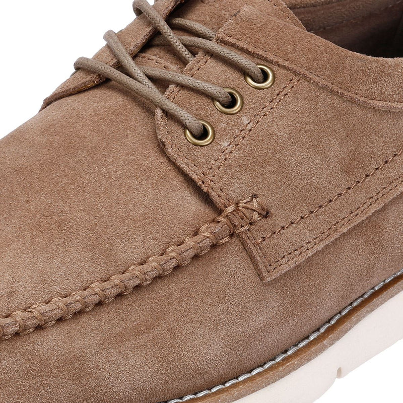 Ben Sherman Soho Chaussures Grises Pour Hommes En Daim À Lacets