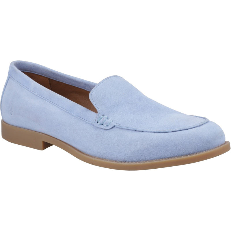 Hush Puppies Natasha Chaussures Plates Pour Femmes En Cuir Bleu