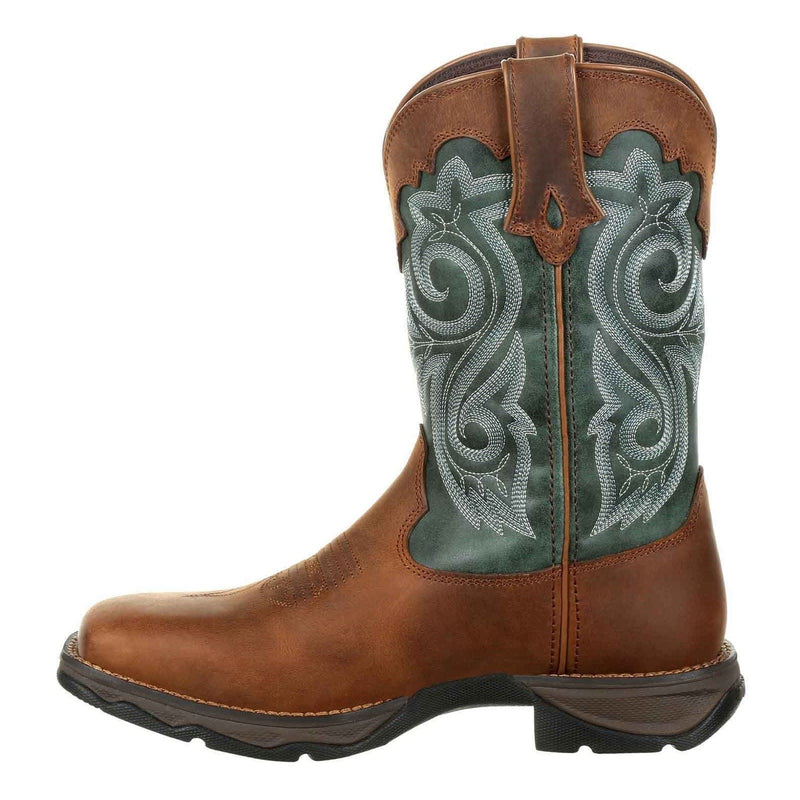 Durango Lady Rebel Bottes Pour Femmes En Cuir Marron Evergreen