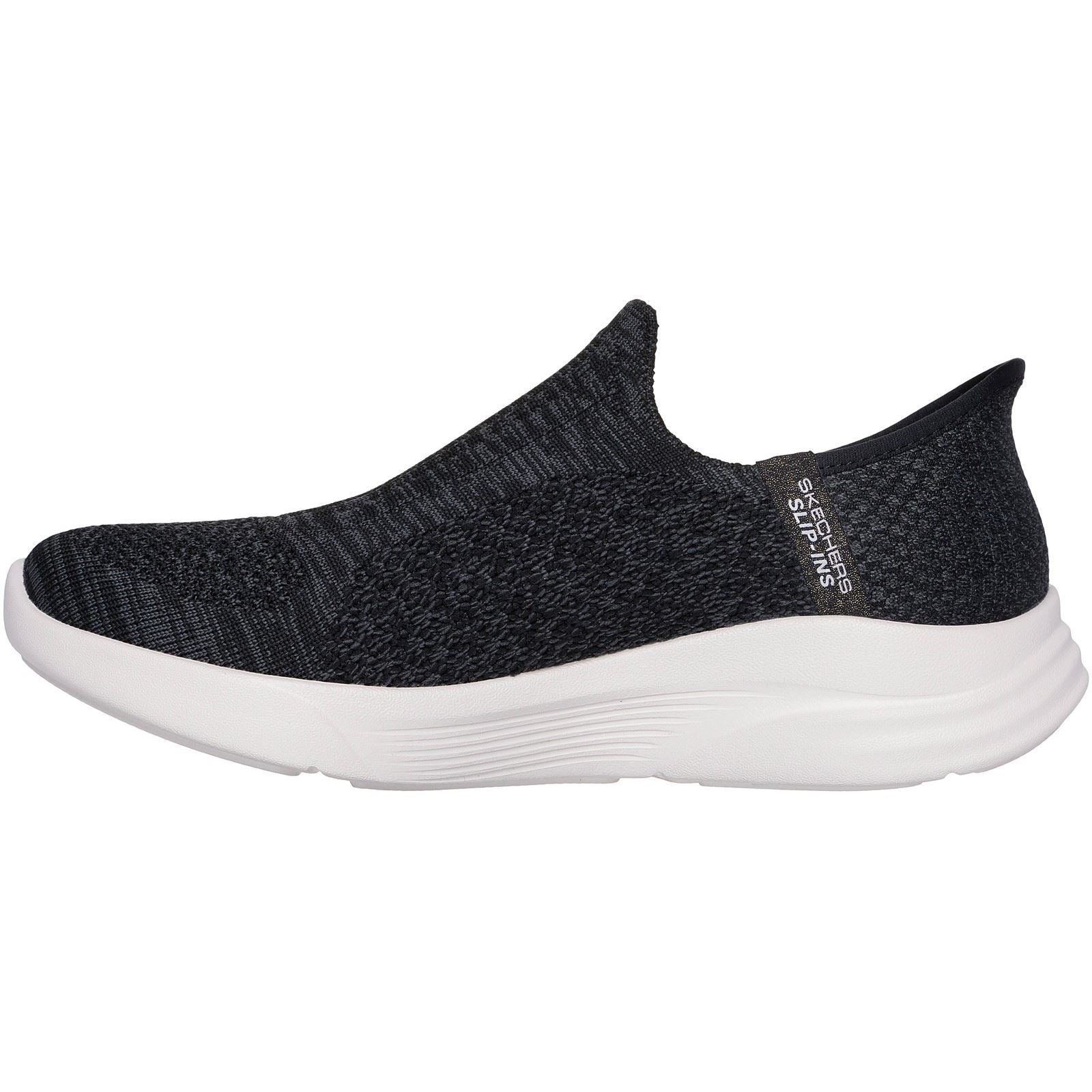 Skechers Relaxed Fit Sport Baskets Noires Pour Femmes En Synthétique