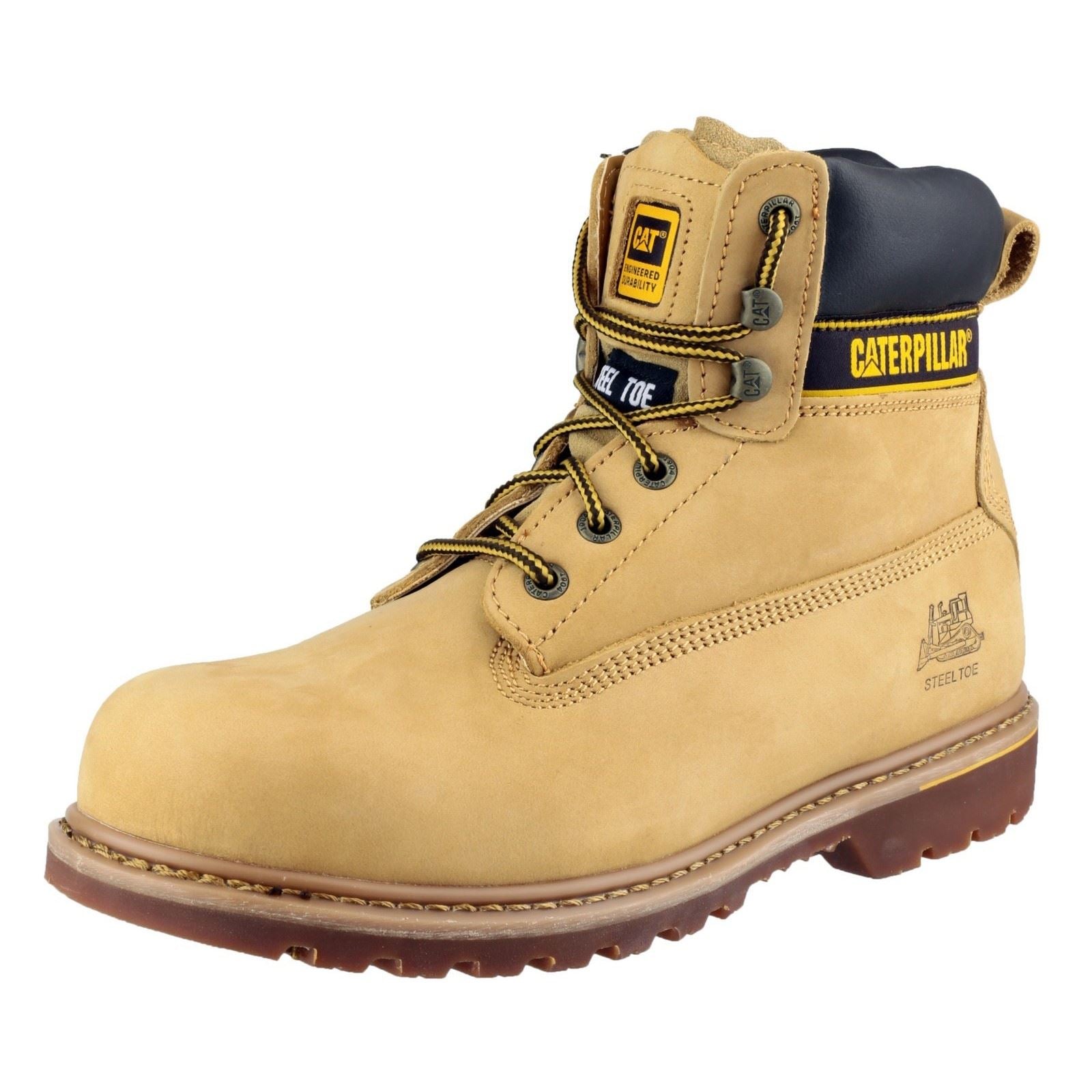 Caterpillar  Bottes De Sécurité En Cuir Holton Honey