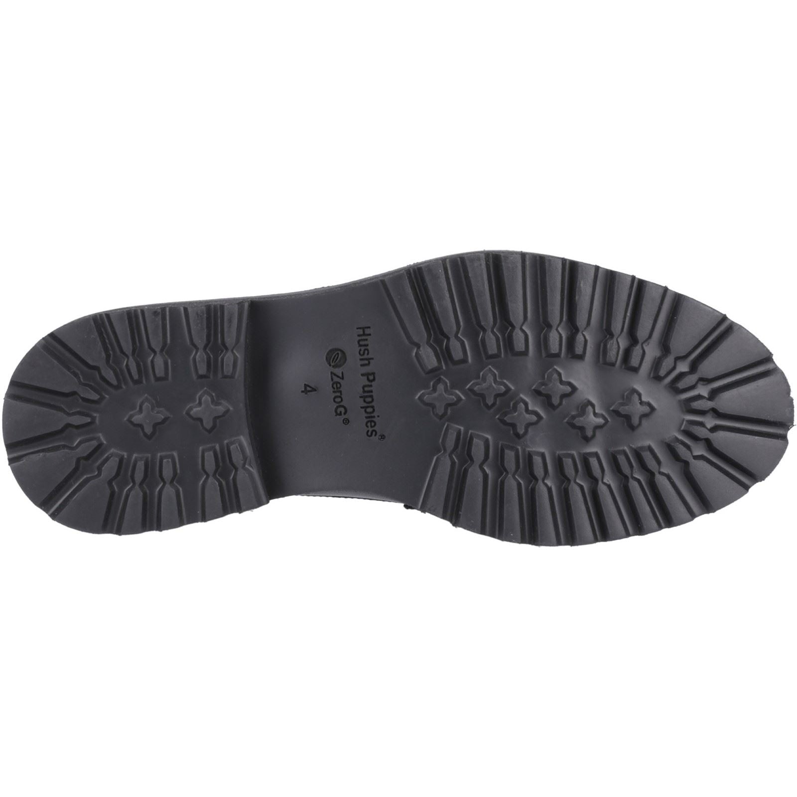 Hush Puppies Gianna Mocassins En Cuir Noirs Pour Femmes