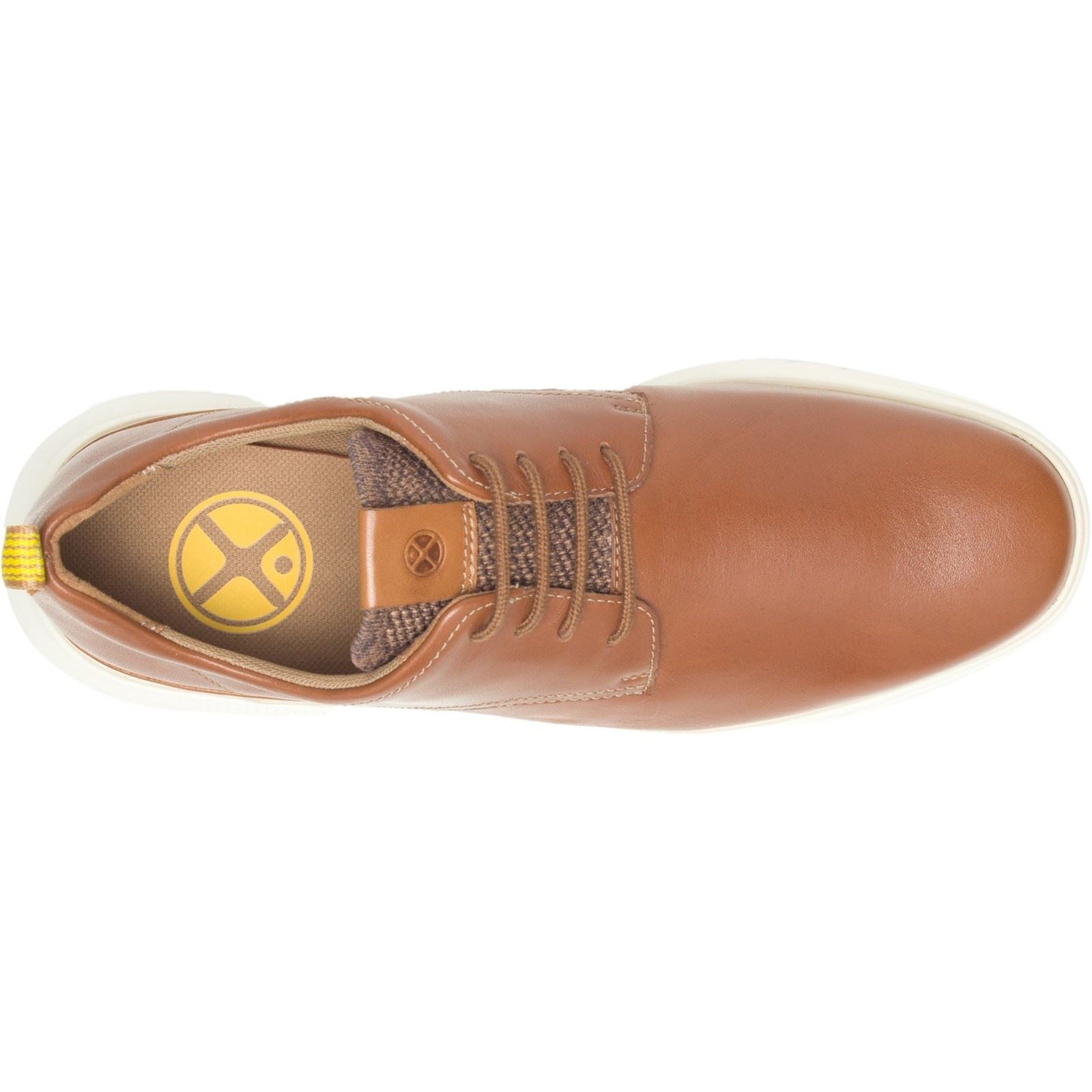 Hush Puppies Advance Lace Up Chaussures À Lacets En Cuir Pour Homme Couleur Fauve