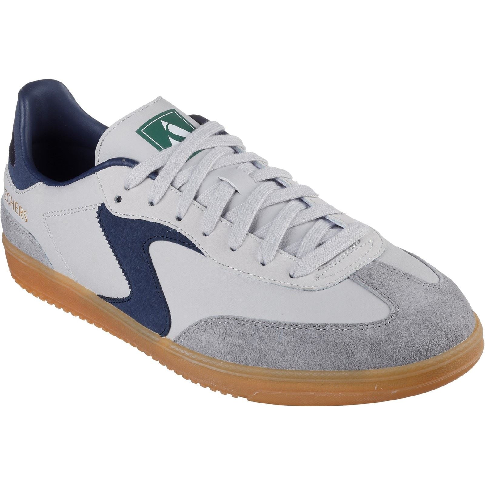 Skechers Hotshot Pyke Chaussures De Sport Synthétiques Pour Hommes Gris/Marine