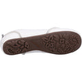 Hush Puppies Janessa Balllérines Blanches En Cuir Pour Femmes