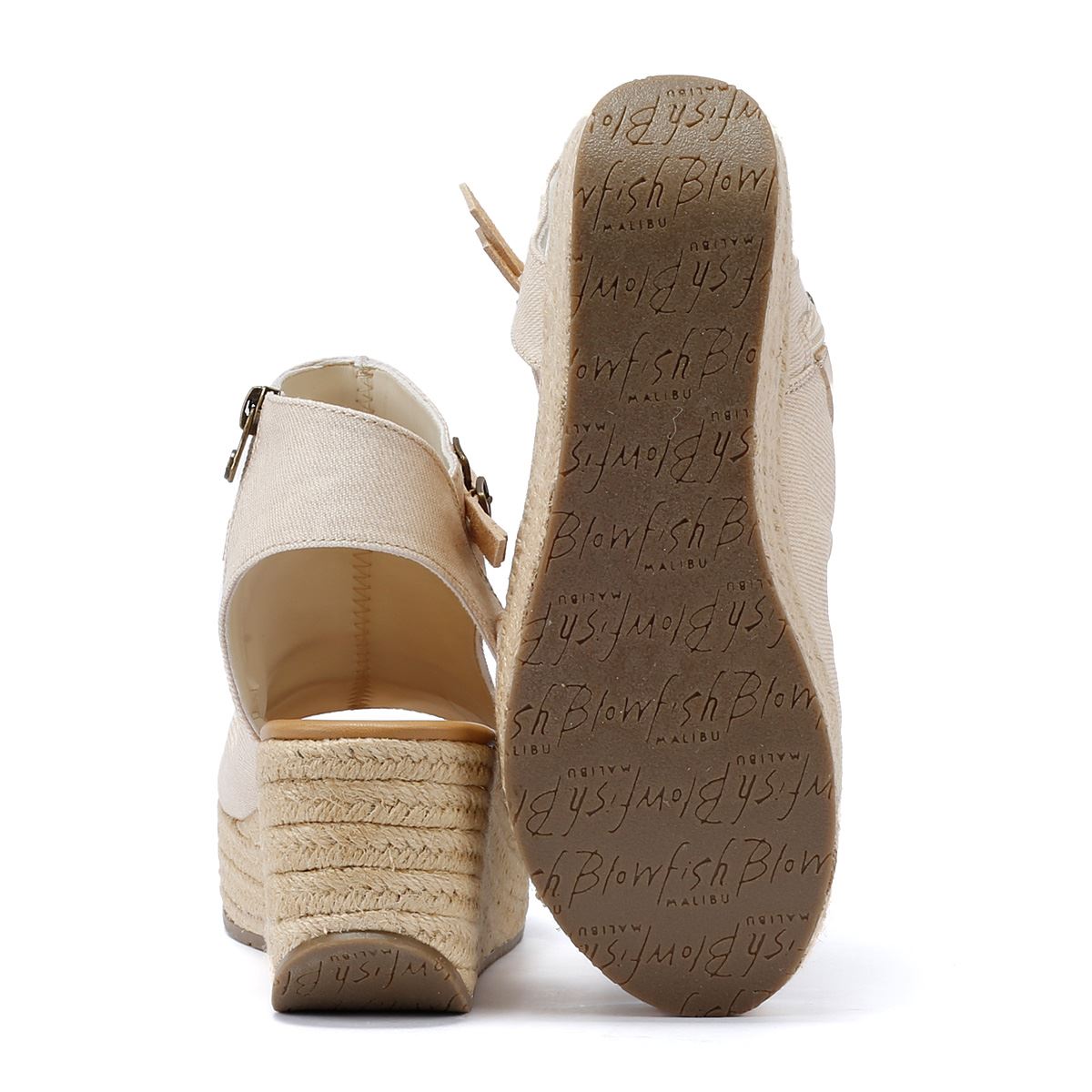 Blowfish Malibu Lacey Bone Sandales En Textile Denim Pour Femme