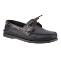 Sperry Authentic 2 Eye Chaussures Bateau Pour Homme En Cuir Amaretto/Noir