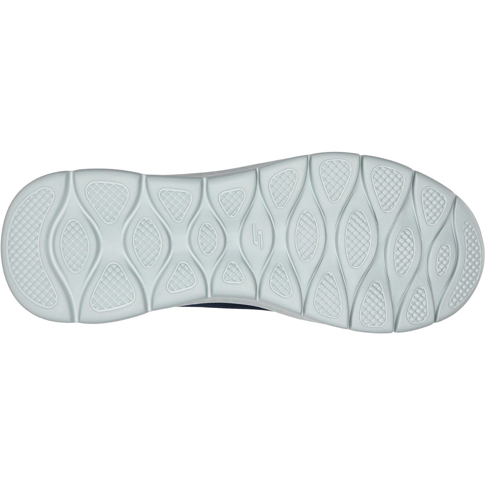 Skechers Go Walk Flex No Hands Baskets En Synthétique Pour Homme, Couleur Marine
