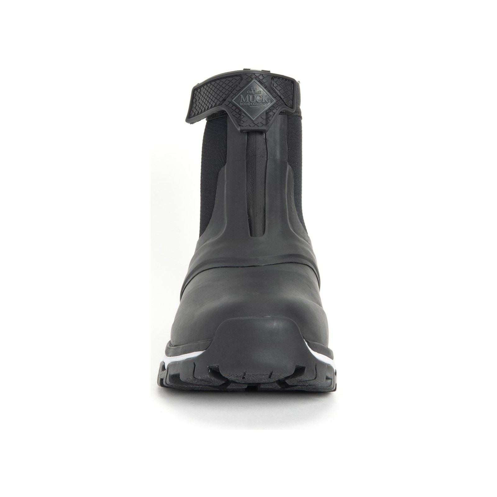 Muck Boots Apex Mid Zip Bottes En Caoutchouc Noires/Blanches Type Wellington