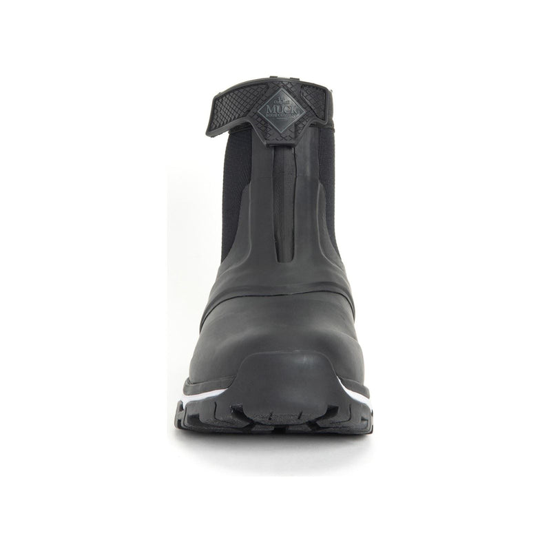 Muck Boots Apex Mid Zip Bottes En Caoutchouc Noires/Blanches Type Wellington
