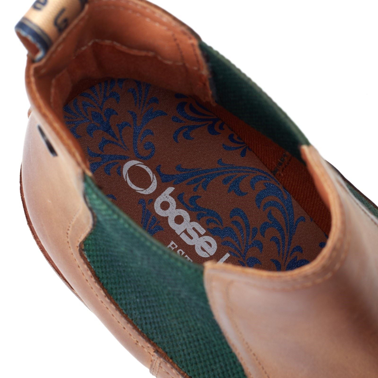 Base London Wynn Bottes En Cuir Pour Homme Marron Clair