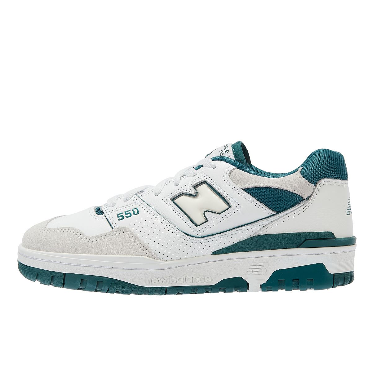 New Balance 550 Baskets Blanches/Vertes