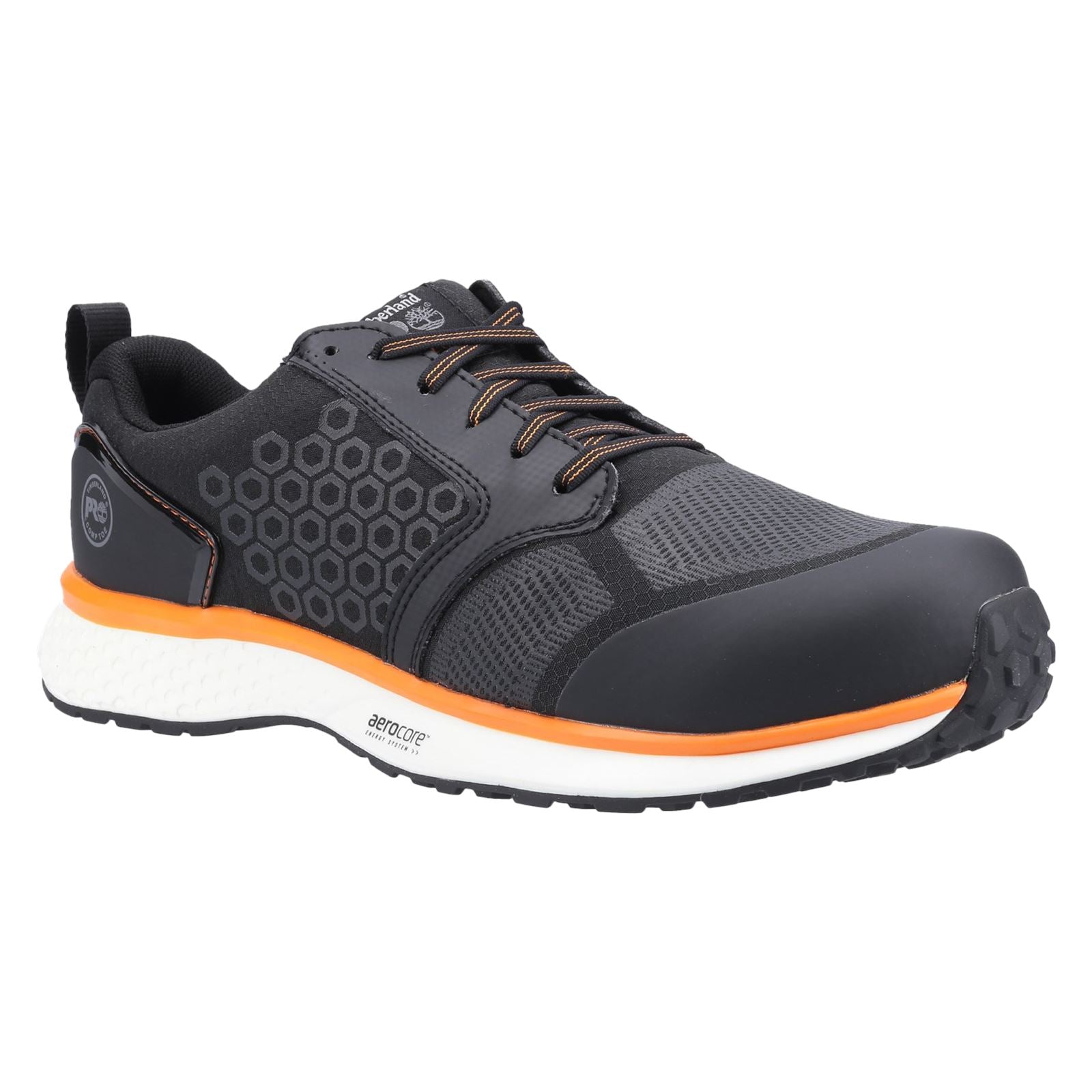 Timberland Pro  Baskets De Sécurité Synthétiques Reaxion Noires/Oranges