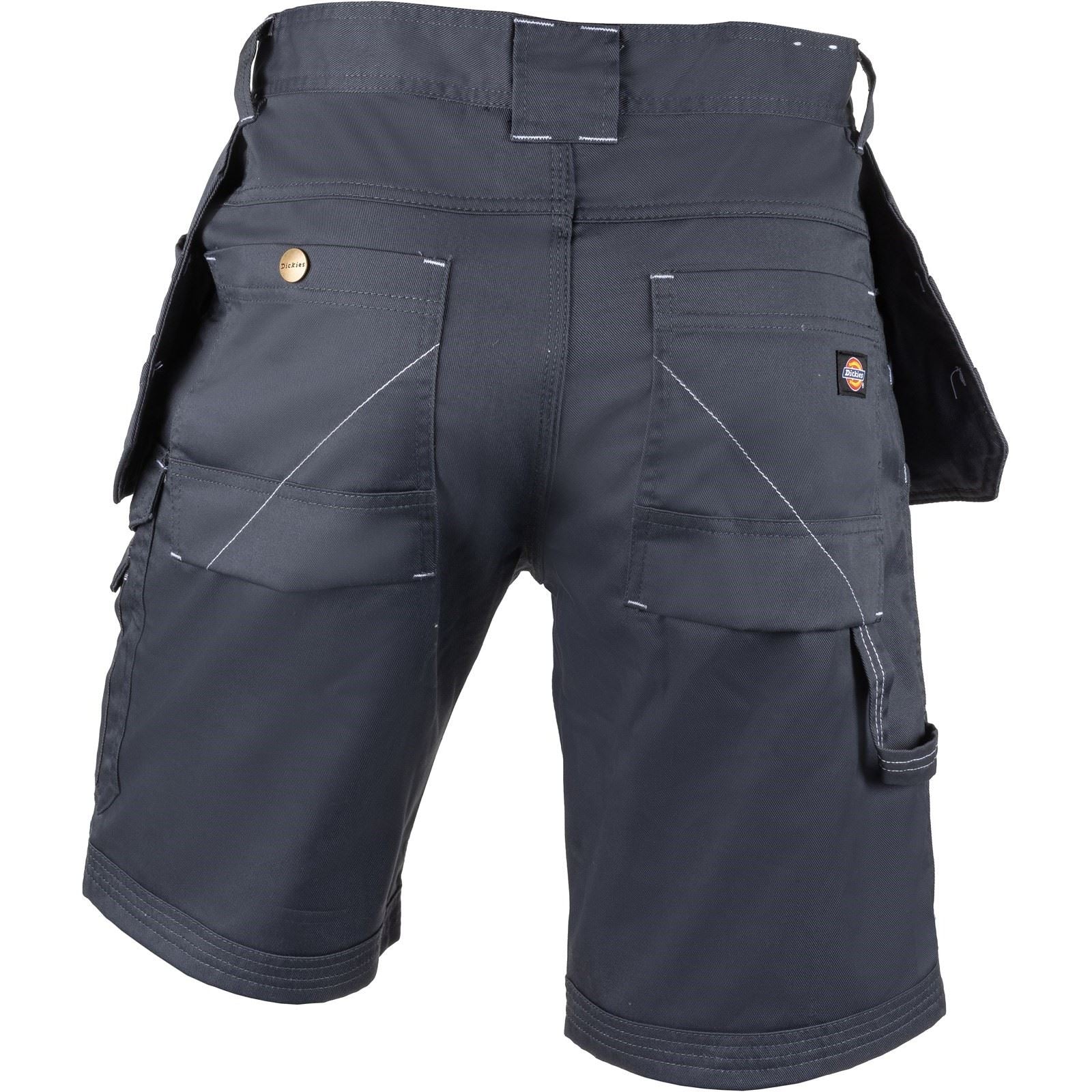 Dickies Redhawk Pro Work Shorts De Travail Gris Pour Hommes En Polyester