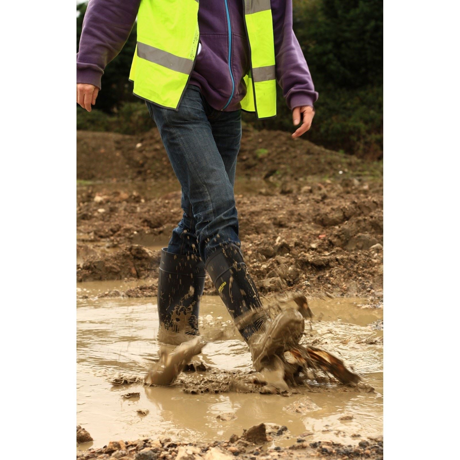 Amblers Safety  Bottes En Pvc Noires Wellington Fs100