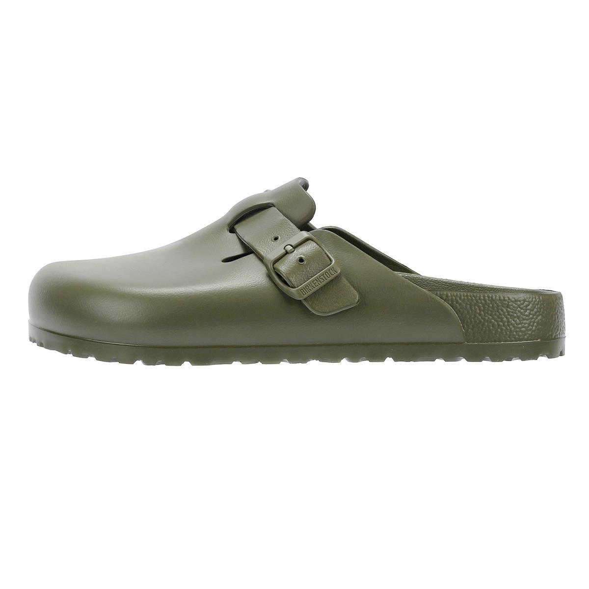 Birkenstock Boston Sabots Kaki Pour Hommes