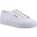 Superga 2740 Platform Baskets Blanches En Coton Pour Femmes