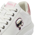 Karl Lagerfeld Kapri Nft Lo Lace Baskets Pour Femmes Blanches/Roses