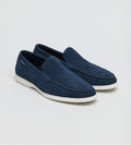 Ben Sherman Amarillo Chaussures Basses Bleues Pour Hommes En Suède