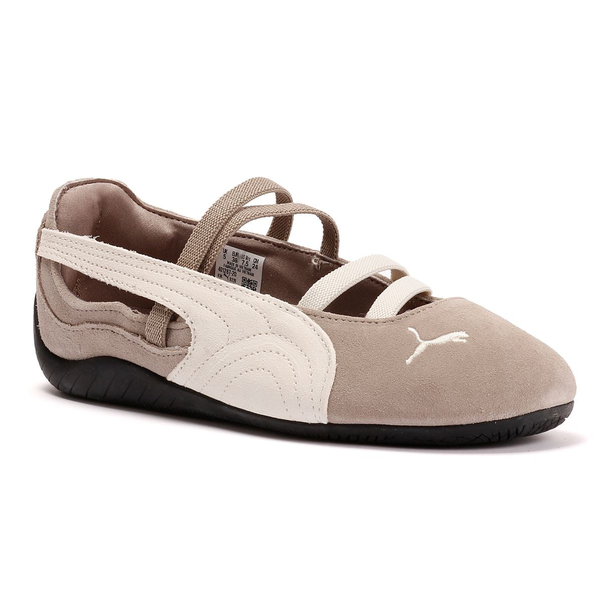 Puma Speedcat Ballet SD Chaussures Grises Pour Femmes En Suède