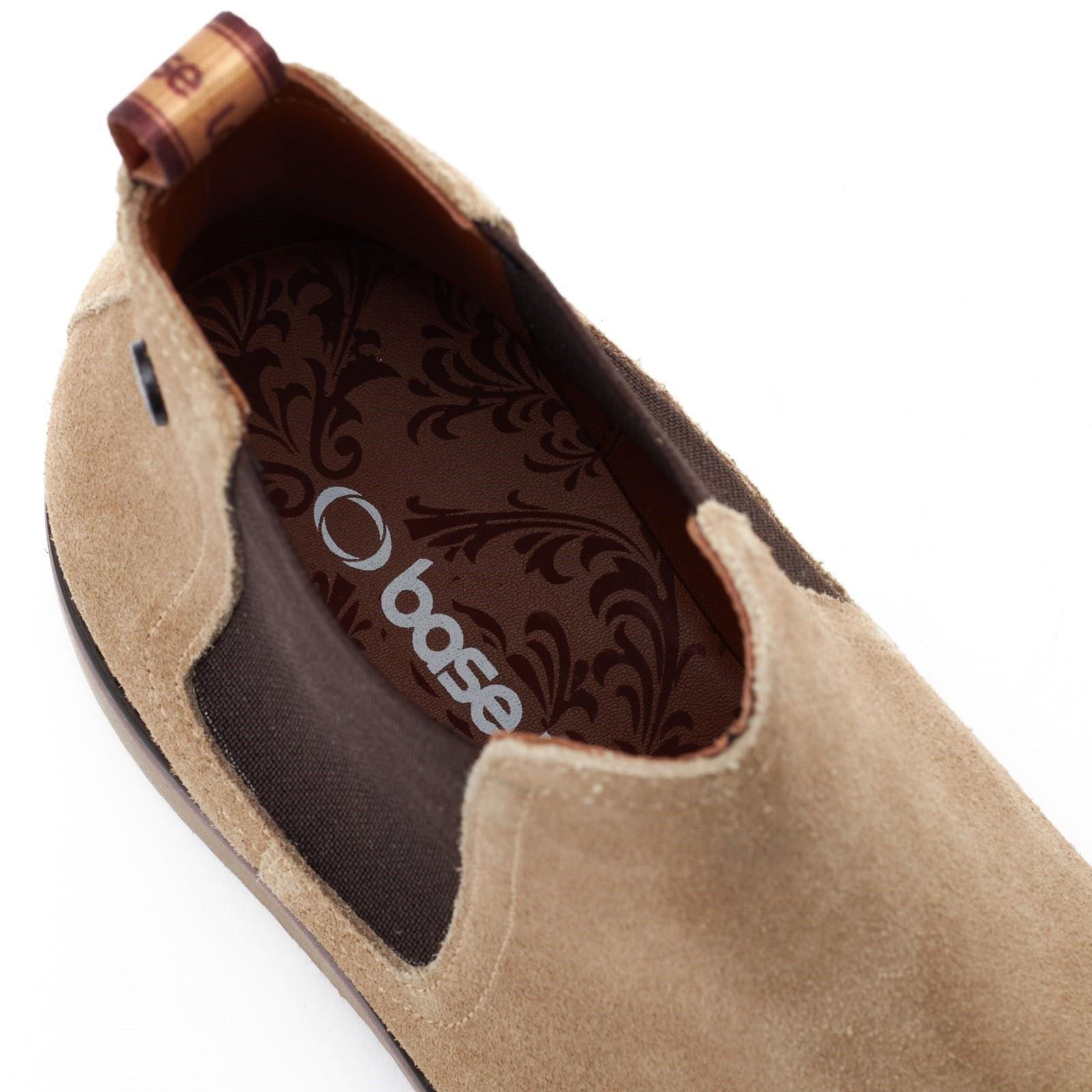 Base London Hooper Bottes En Cuir Pour Hommes Couleur Beige Sable