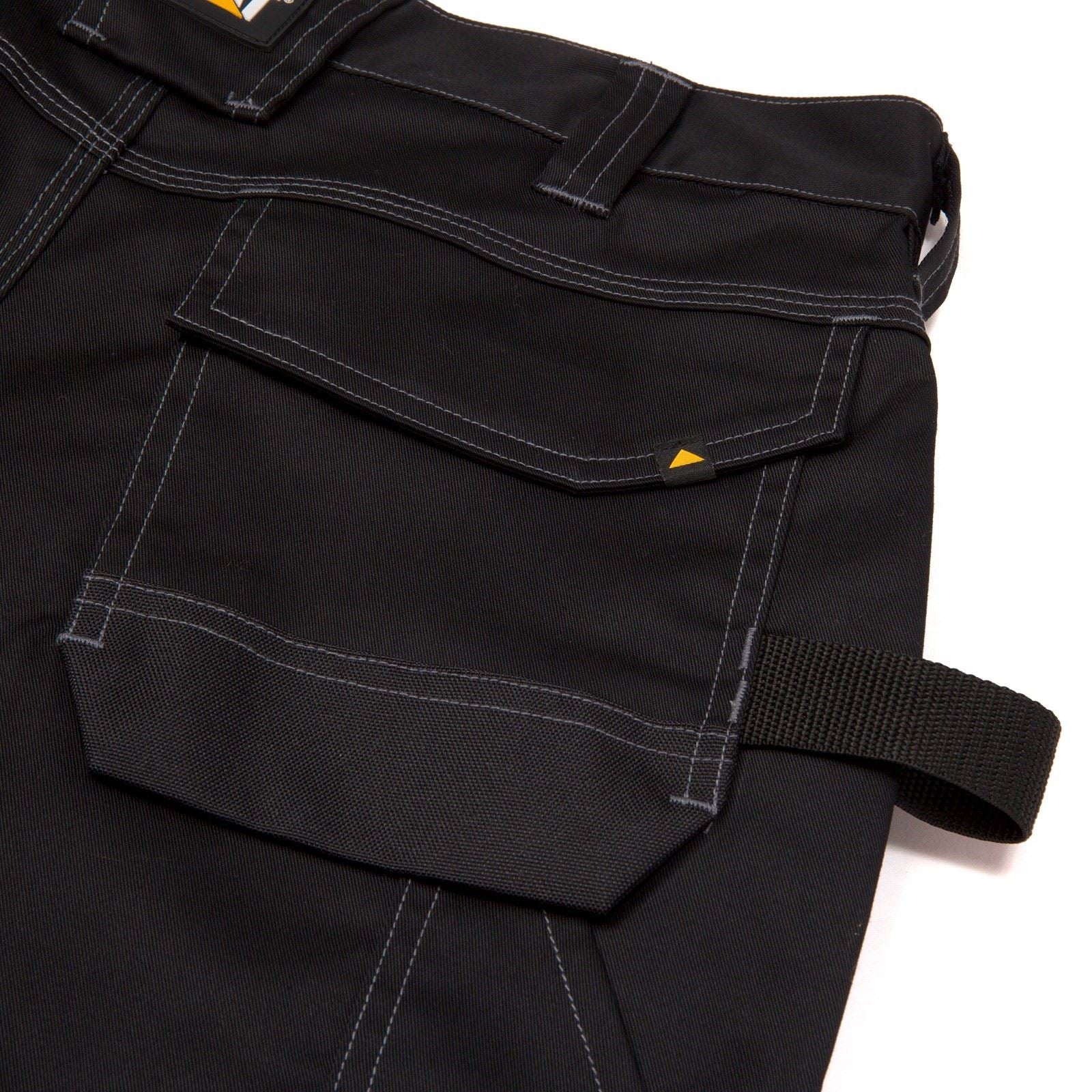 Caterpillar Essential Knee Pocket Stretch Holster Pantalons De Plein Air Pour Hommes En Polyester Noirs