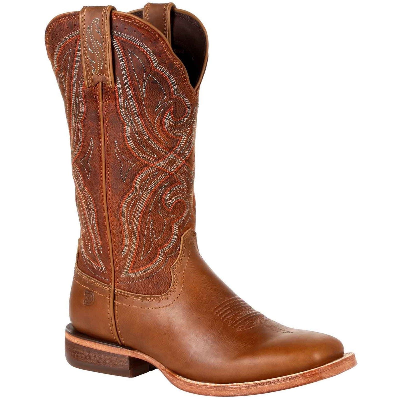 Durango Arena Pro Bottes En Cuir Pour Femmes En Marron Châtaigne