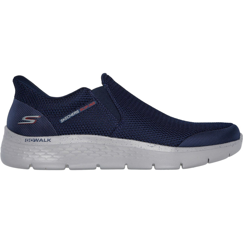 Skechers GO WALK Flex Ojai Baskets Homme En Toile Bleu Marine