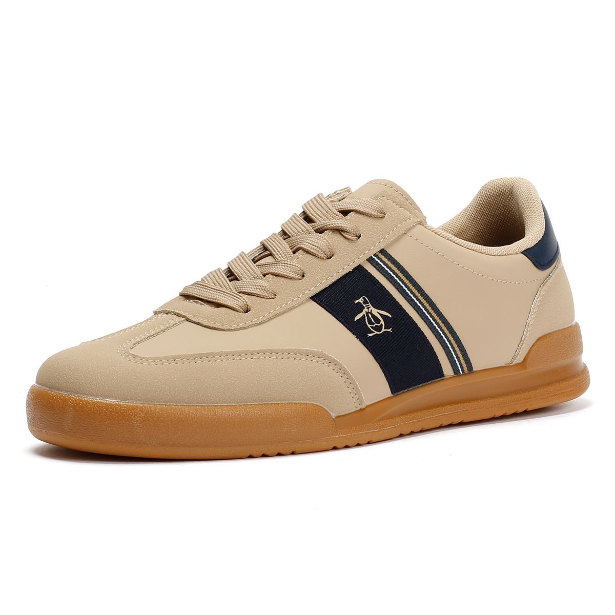 Penguin Gaz Baskets Beiges Pour Hommes