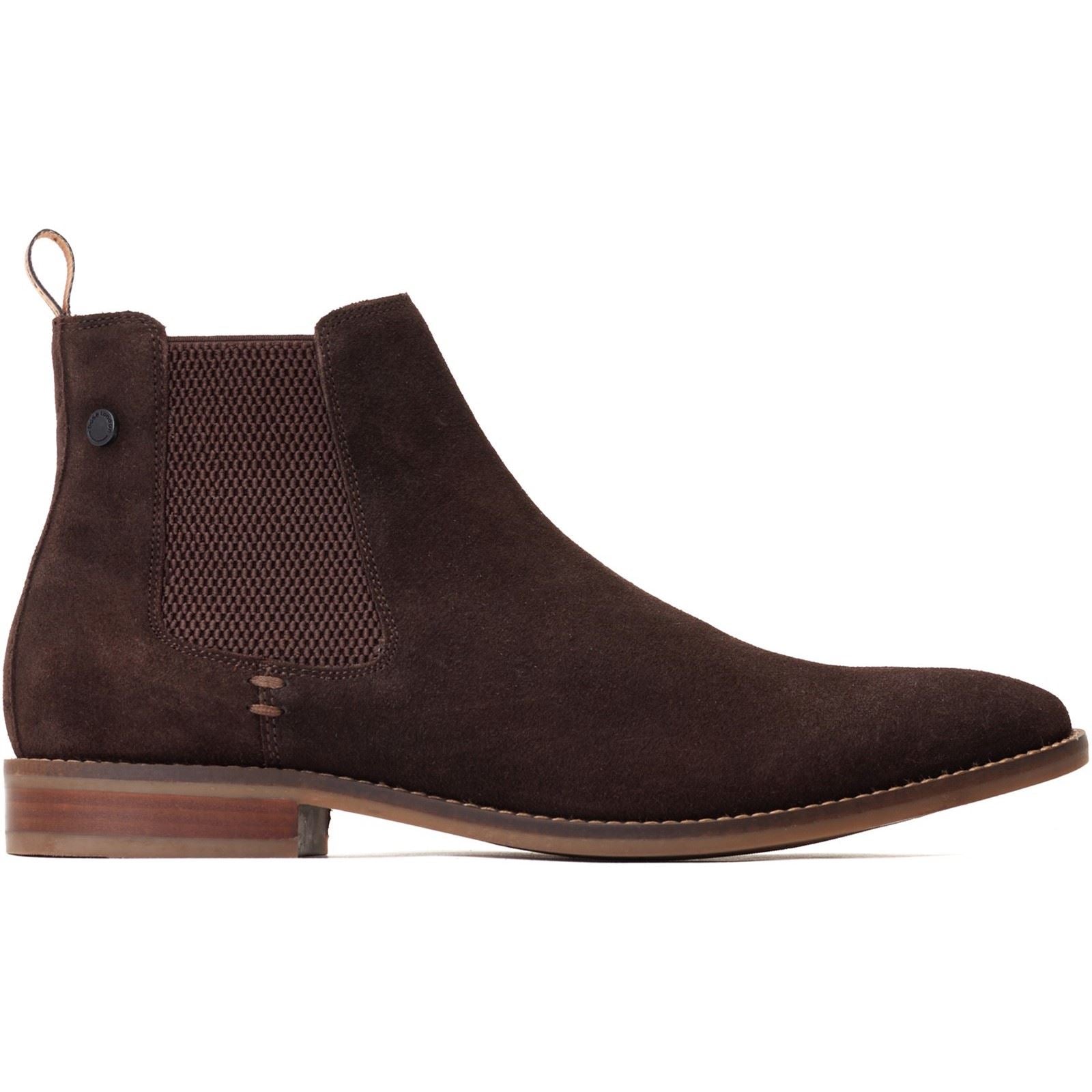 Base London Virgil Bottes En Cuir Brûlé Marron Pour Homme