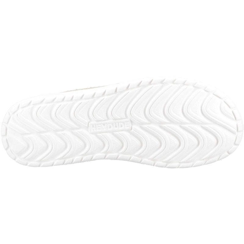 HEYDUDE Mikka Jute Chaussures Mocassins Pour Hommes En Lin Couleur Crème Irlandaise