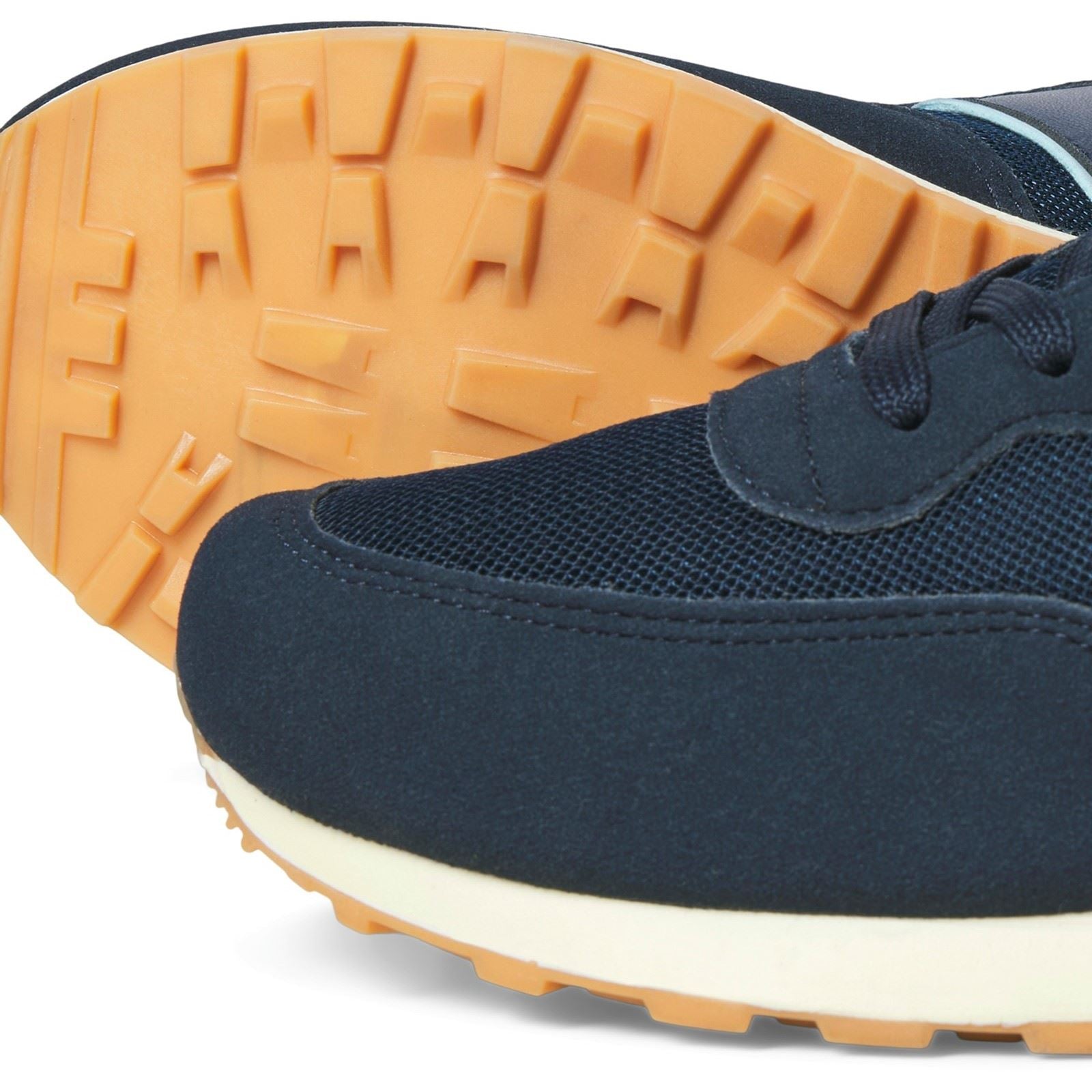 Jack & Jones Spirit Runner Blazer En Polyuréthane Pour Homme/baskets Glacier Ice En Couleur Bleu Marine