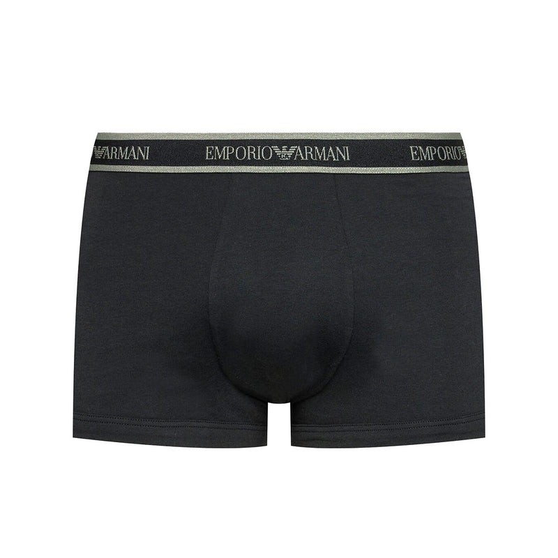 Emporio Armani Mens 3 Pack Trunk Noir