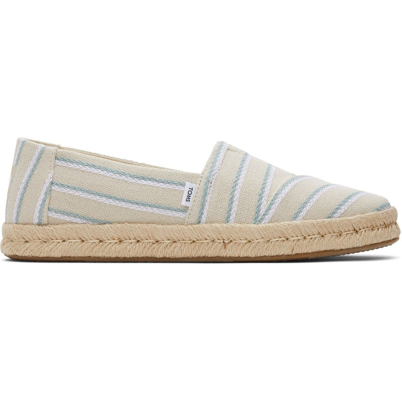TOMS Alpargata Rope 2.0 Espadrilles En Fog Pour Femmes En 100 % Coton