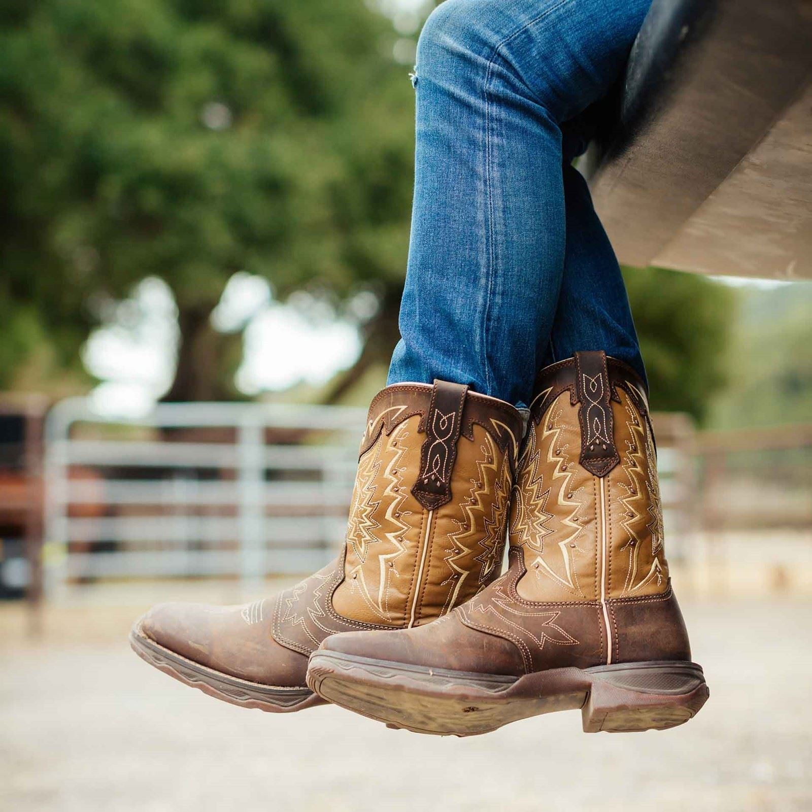 Durango Lady Rebel Bottes Pour Femmes En Cuir Couleur Nicotine/marron