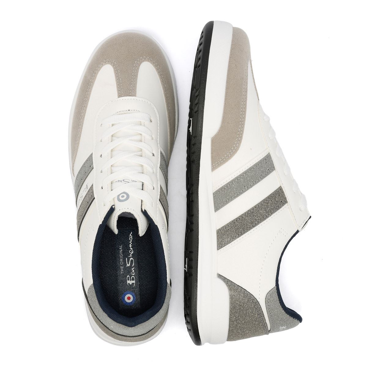 Ben Sherman Sokka Chaussures De Sport Blanches Pour Hommes