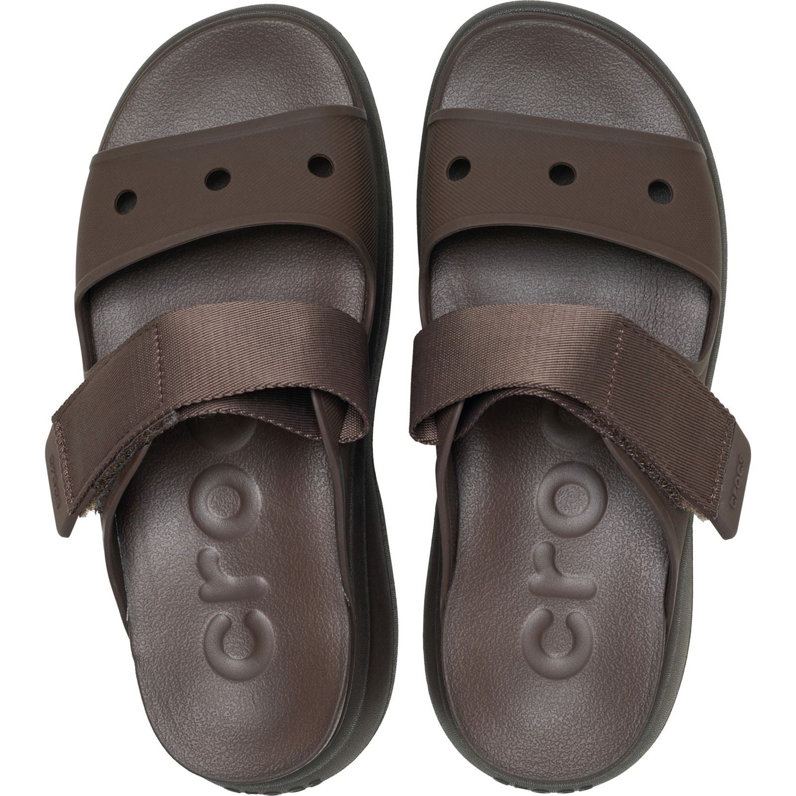 Crocs Soho Two Strap Sandales En Café Eva Pour Femmes