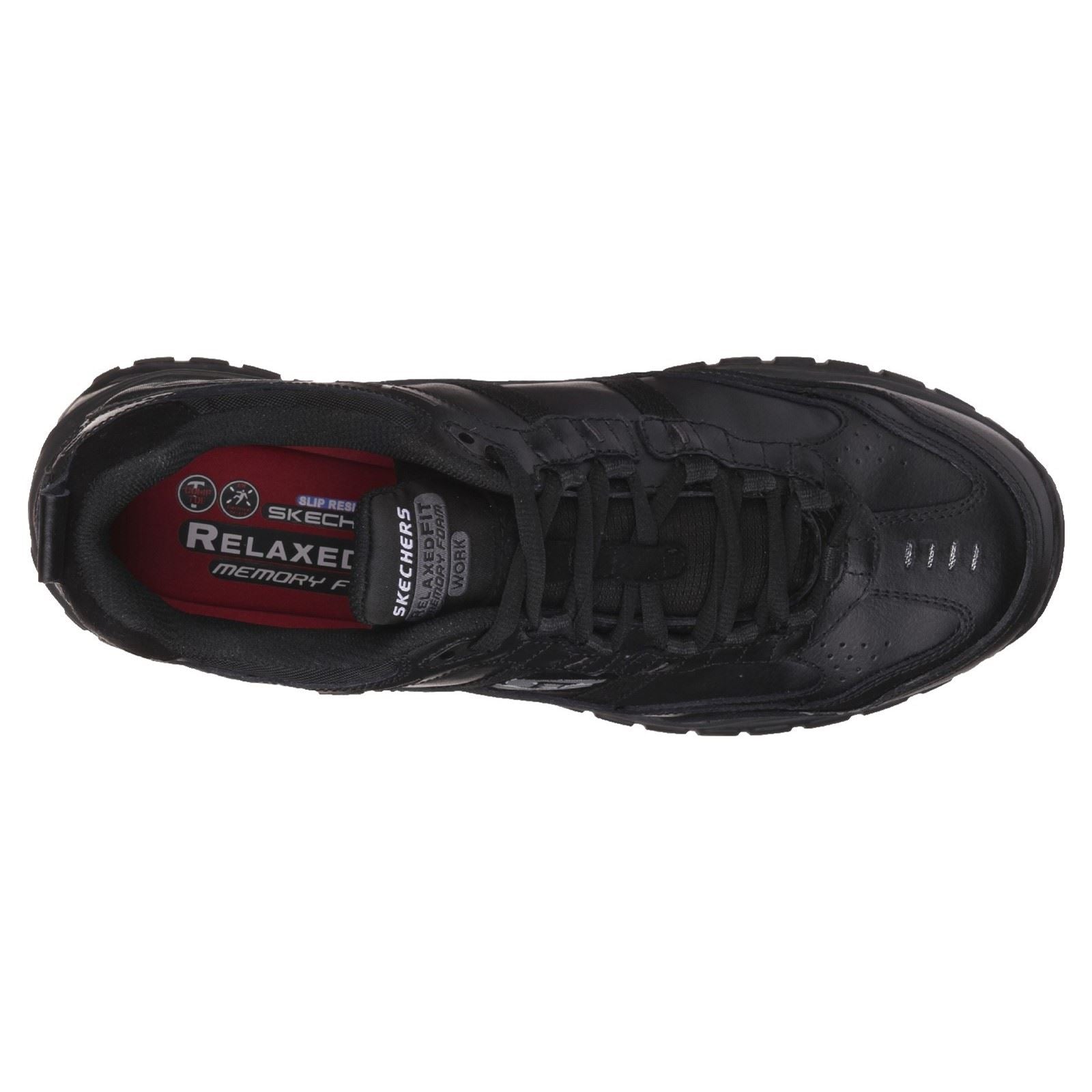 Skechers Workwear Soft Stride - Grinnell Basket De Sécurité Noires Pour Hommes Suede