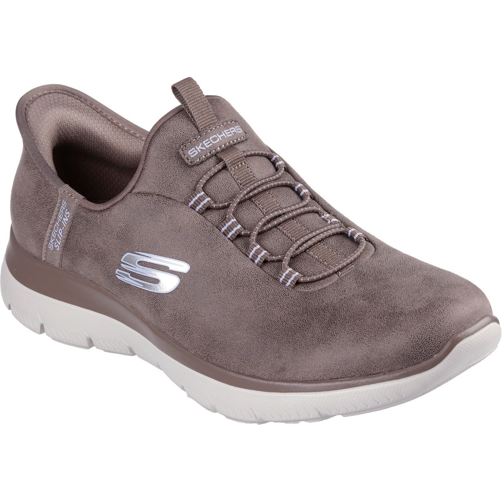 Skechers Summits Unknown Trail Baskets Pour Femmes En Synthétique Marron