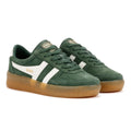 Gola Grandslam Baskets En Daim Pour Femme, Vertes