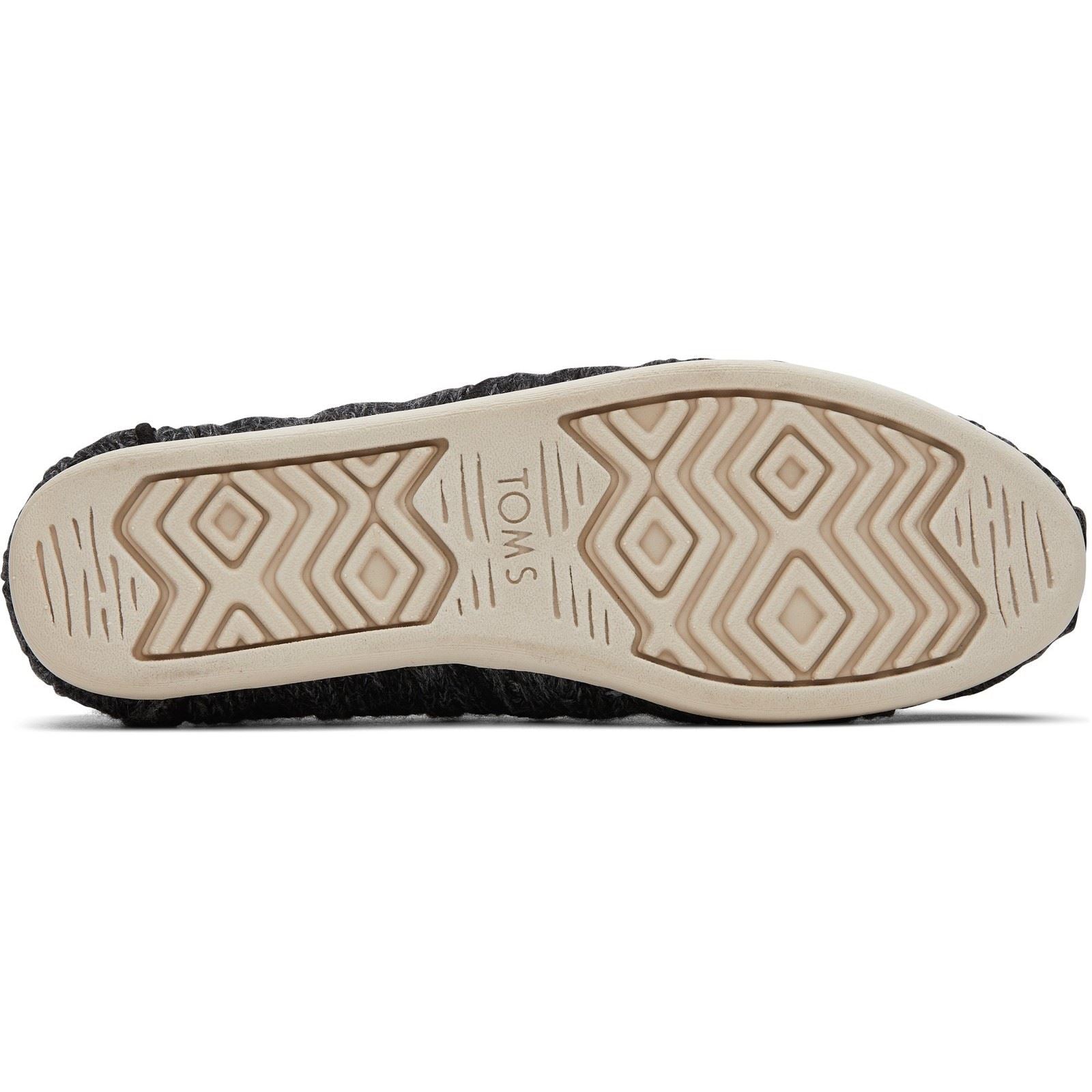 TOMS Alpargata Cloudbound Chaussons Noirs En Polyester Pour Femmes