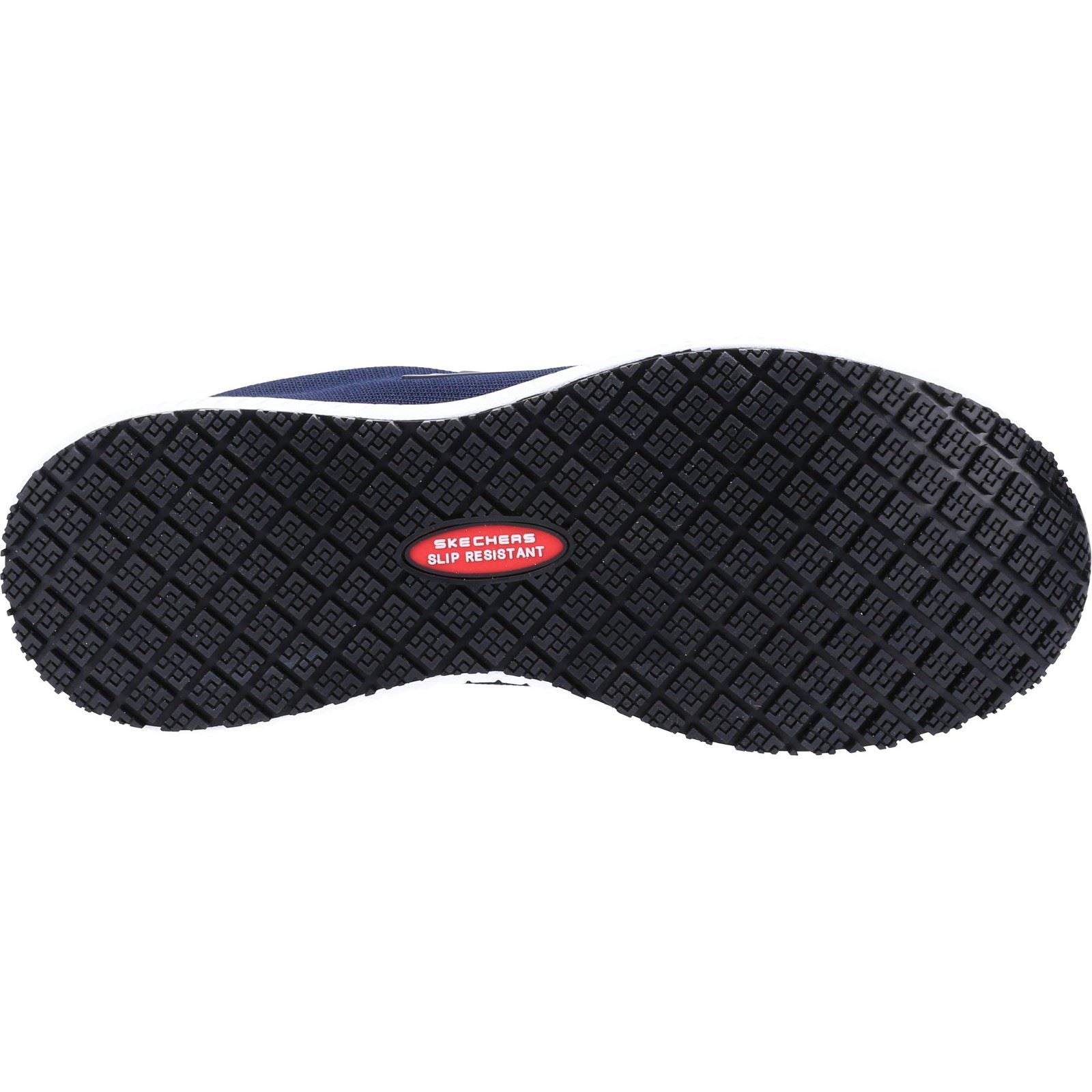 Skechers Workwear Squad SR Baskets De Sécurité Pour Femmes En Textile Bleu Marine