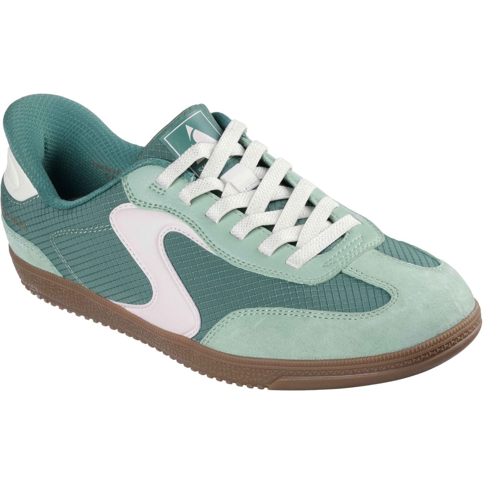 Skechers Hotshot - Everyday Ease Hotshot - Baskets Vertes/Roses En Textile Pour Femmes, Facilité Au Quotidien