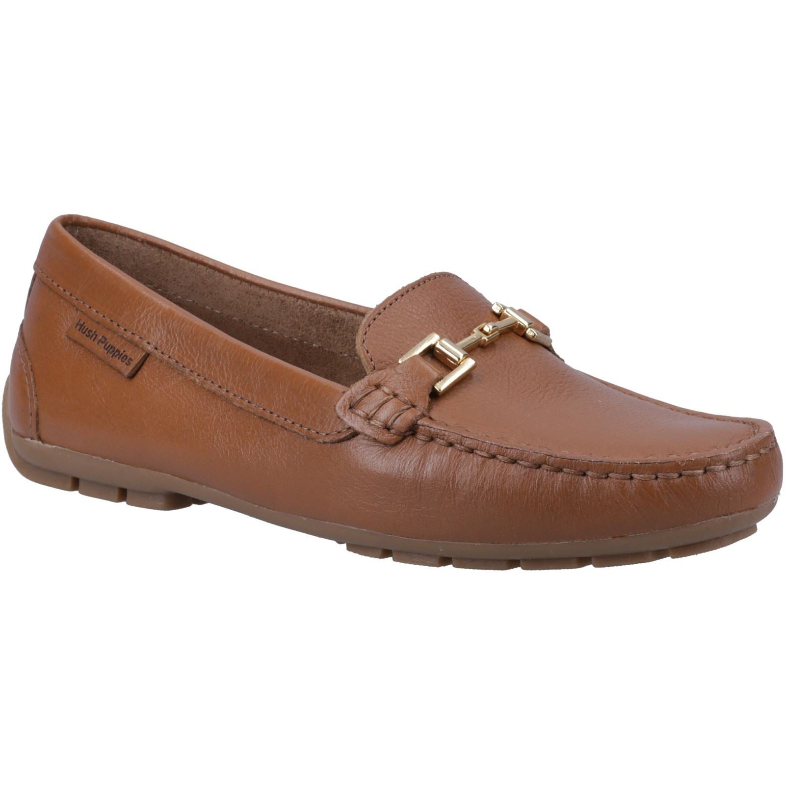 Hush Puppies Eleanor Mocassins En Cuir Pour Femme Couleur Marron Clair