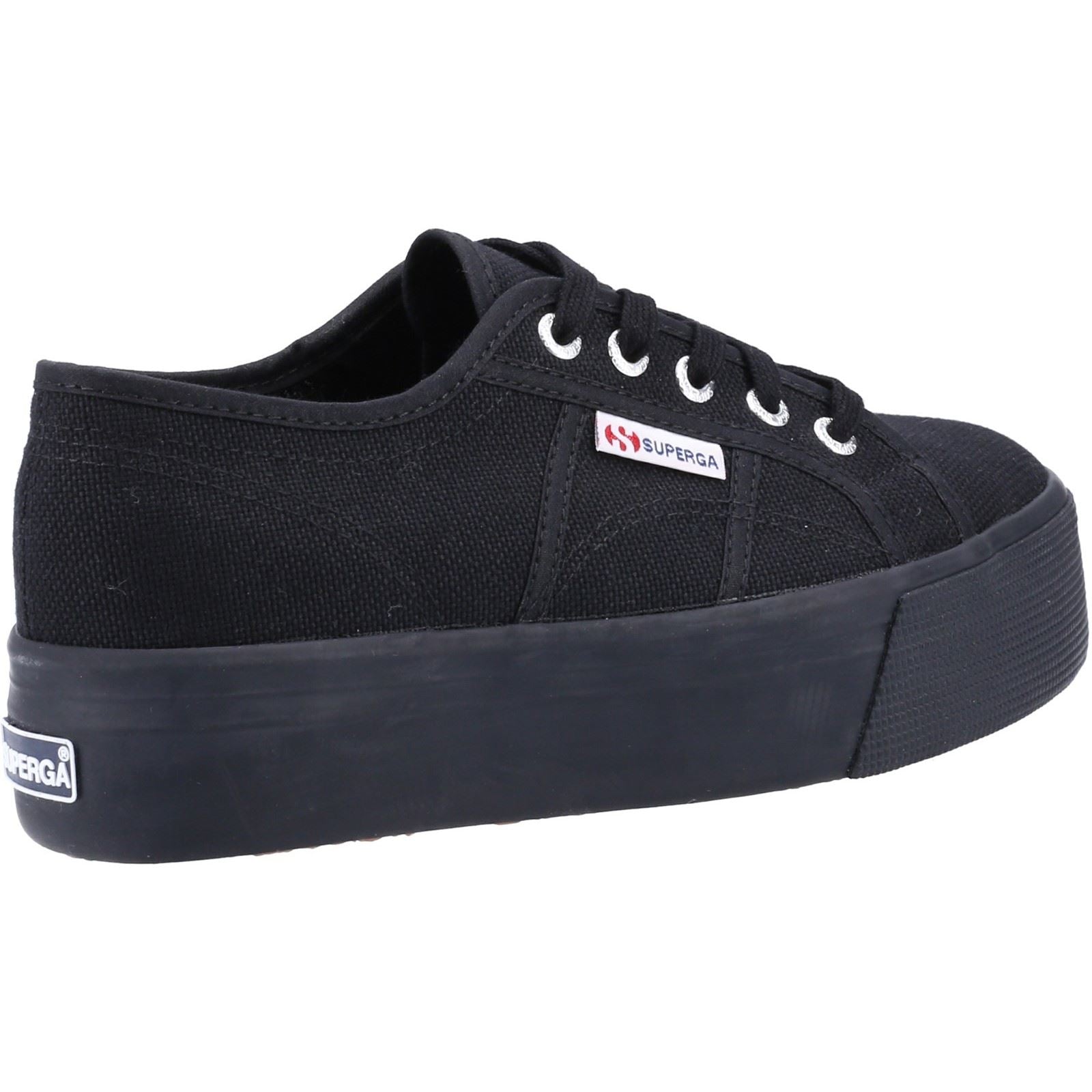 Superga 2790 Linea Up And Down Baskets Noires Pour Femmes 100 % Coton
