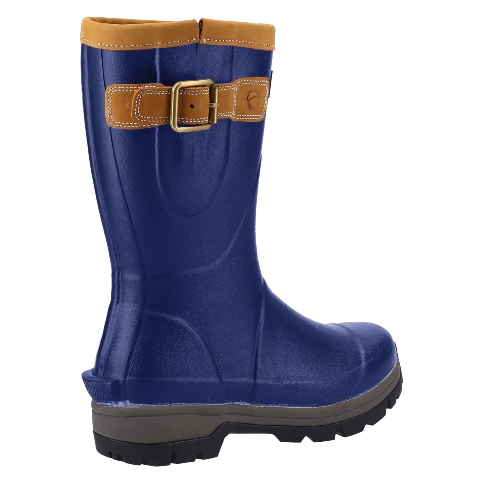 Cotswold Stratus Short Bottes De Pluie Pour Femmes En Caoutchouc Bleu Marine